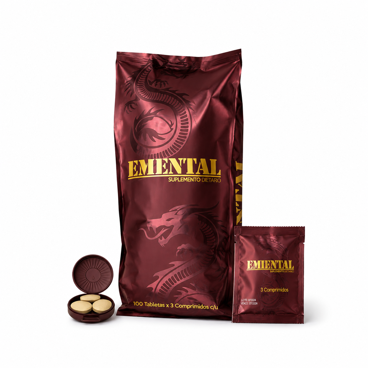 Pastilla Emental Comprimido (200x3) Bolsa Grande