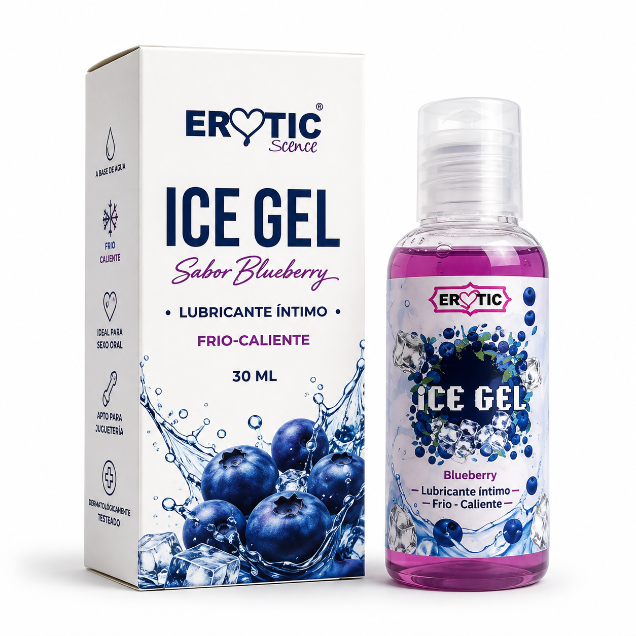 Lubricante Ice Gel Blueberry (40ml)