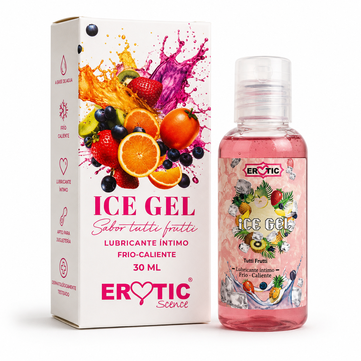 Lubricante Ice Gel Tutti Frutti 40ml
