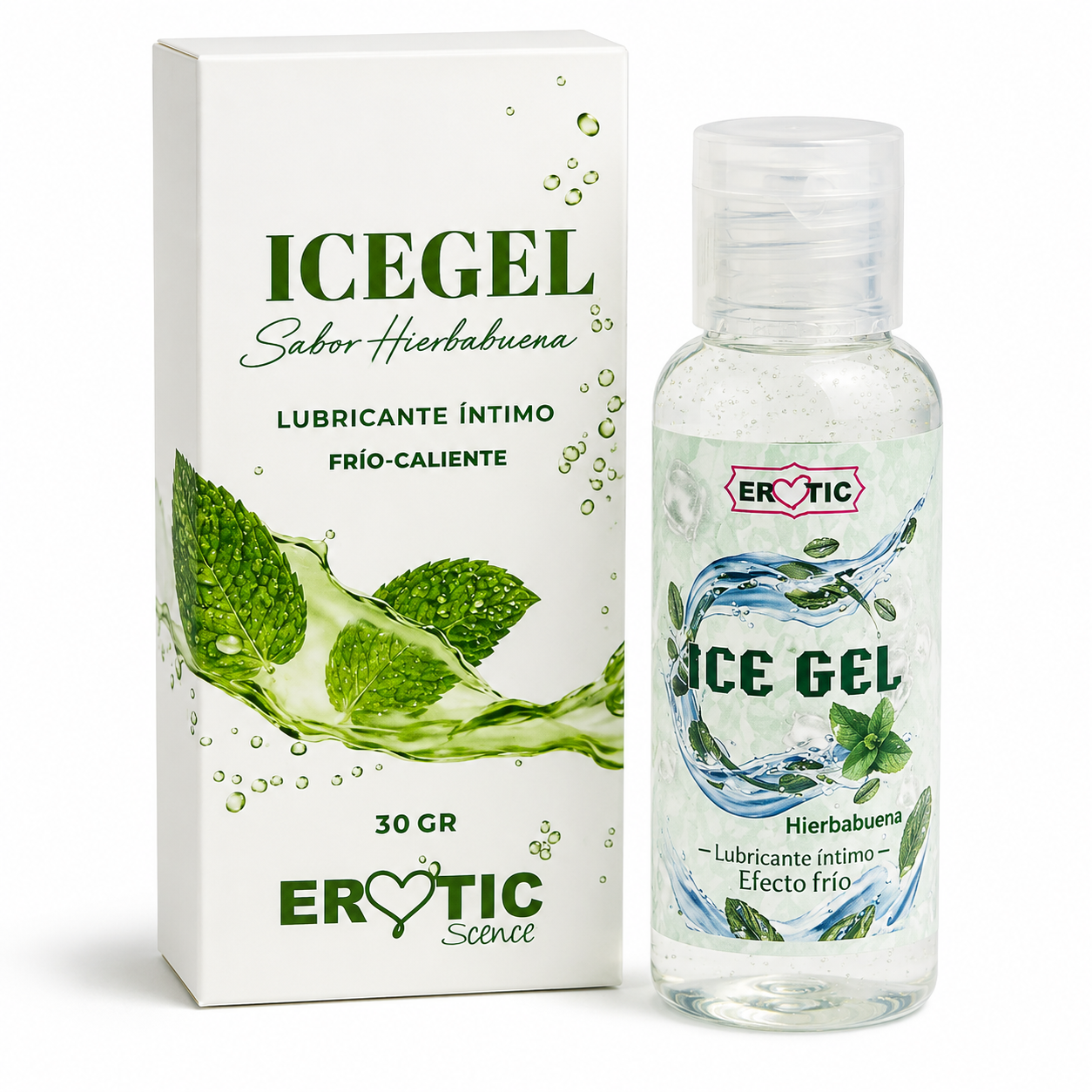 Lubricante Ice Gel Hierbabuena 40ml
