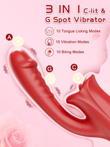 Vibrador Oral Tongue Kiss Deluxe    FARA1908