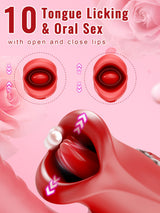 Vibrador Oral Tongue Kiss Deluxe    FARA1908