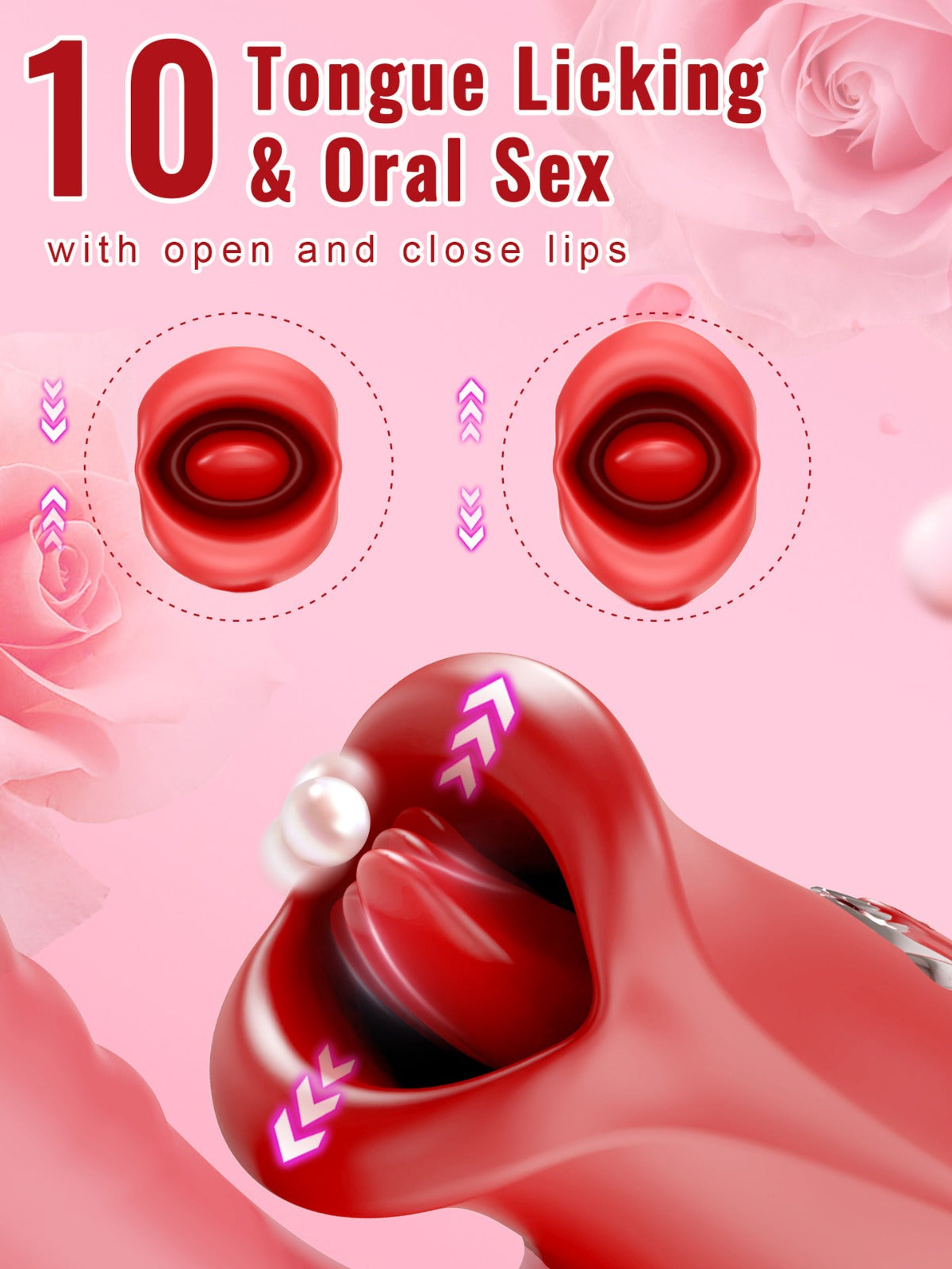 Vibrador Oral Tongue Kiss Deluxe    FARA1908