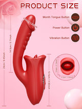 Vibrador Oral Tongue Kiss Deluxe    FARA1908