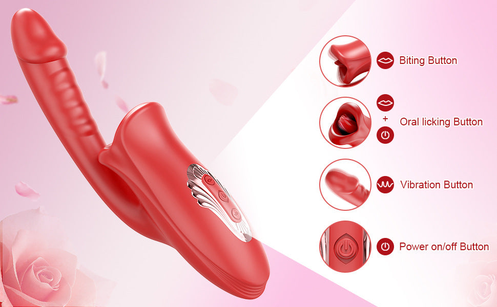 Vibrador Oral Tongue Kiss Deluxe    FARA1908