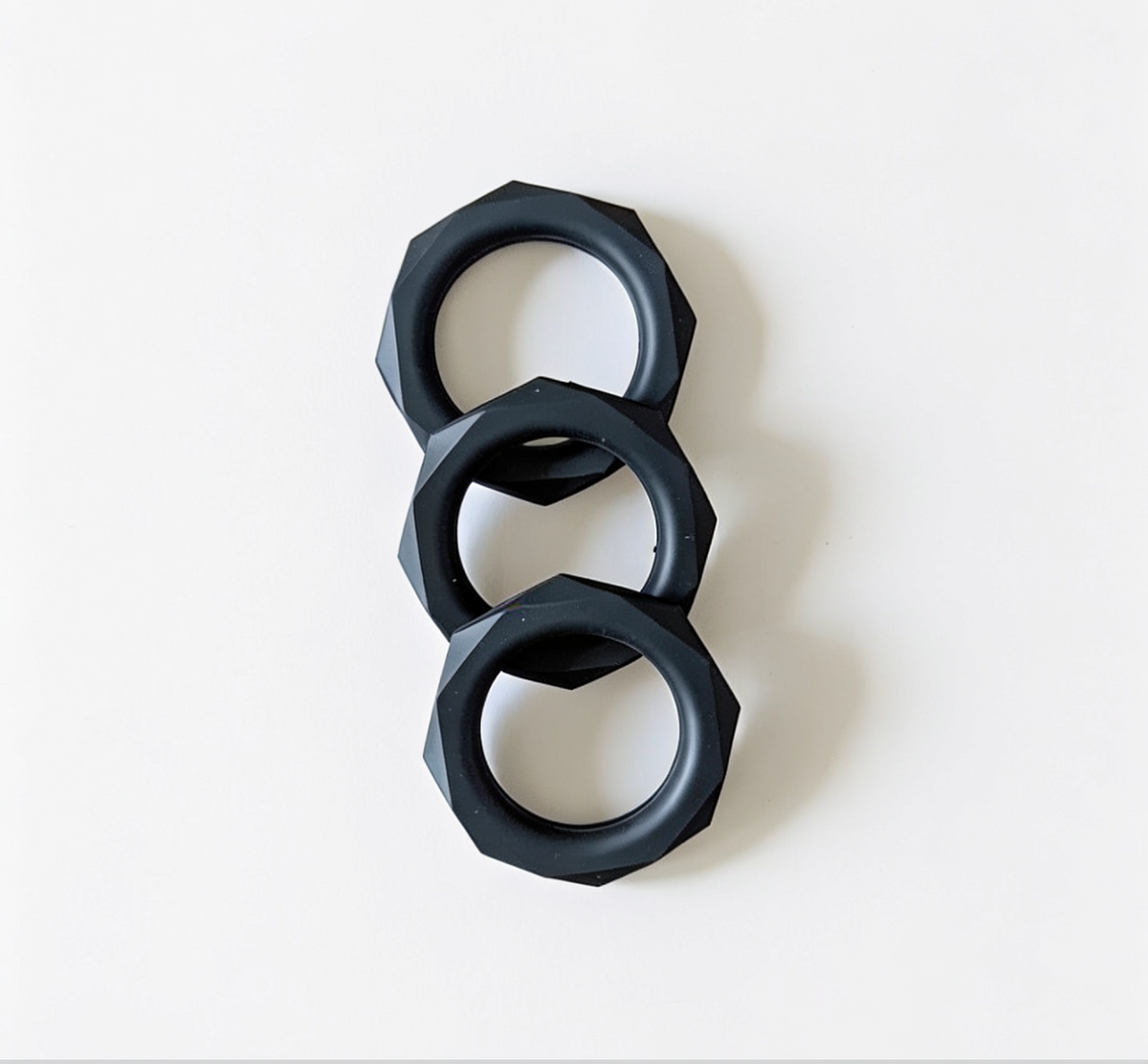 TRIO DE ANILLOS SILICONE RING HS007S