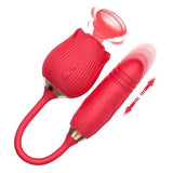 Vibrador rosa de succión     MTH002