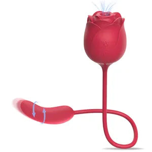 Vibrador rosa de succión     MTH002
