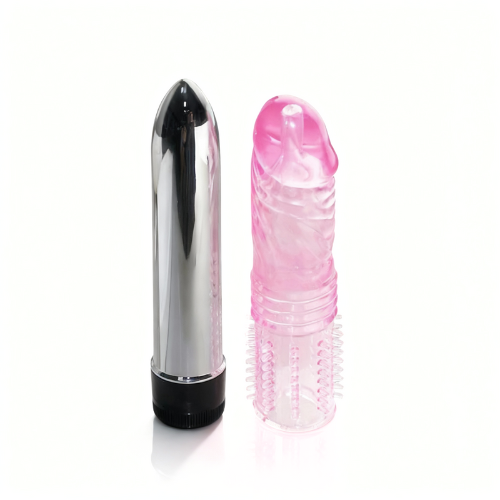 VIBRADOR CON FUNDA TEXTURIZADA 22005