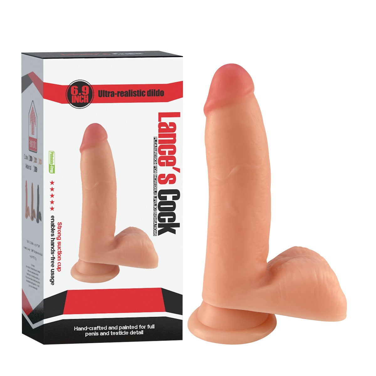 Lance’s Cock – Dildo Realista con Ventosa 17,5 cm (6.9”)